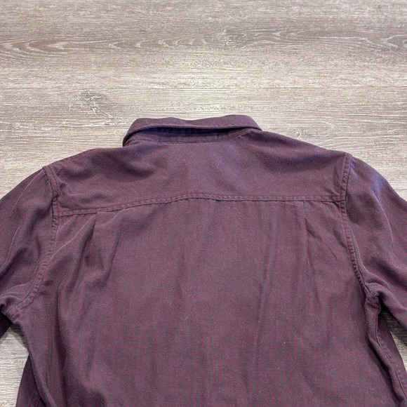 Vans‎ Shirt Mens Small Red Flannel Button Up Skater Outdoor Double Pocket Skate - Picture 8 of 11